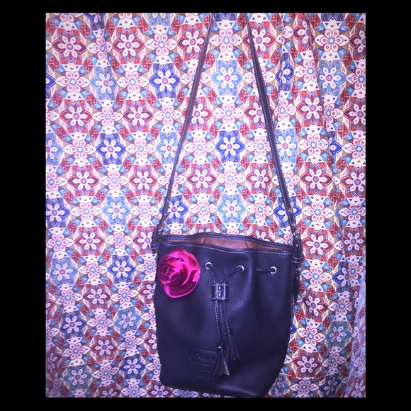 Coach Handbags - Black Leather Coach bucket bag